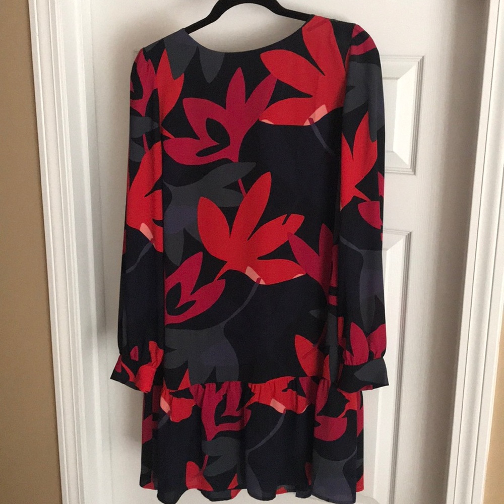 Shirt dress, long sleeved